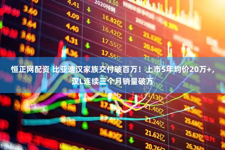 恒正网配资 比亚迪汉家族交付破百万！上市5年均价20万+，汉L连续三个月销量破万